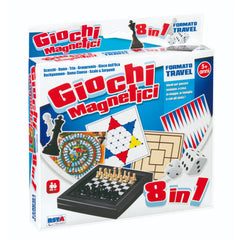 RS Toys - Magnetische Spellen 8 in 1 Reis - Bordspellen
