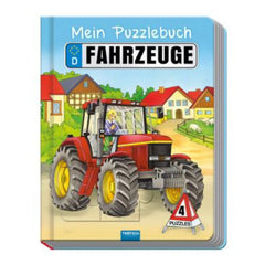TROTSCH - Mijn Grote Puzzelboek Voertuigen - Duitse Editie