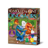 4M - 3D Mould & Paint Dinosaurussen - Kunst & Ambachten