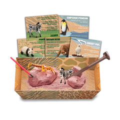 4M - KidzLabs Wildlife Animals Digging Kit Educational