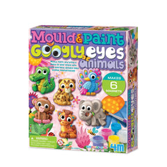 4M - Mould & Paint Googly Eyes Animals - Arts & Crafts