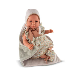 ASI Dolls - Sofía Real Reborn 46cm - Handgemaakte Spaanse Levensechte Baby Pop - 3+ Jaar