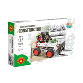 Alexander Constructor Bob set box with a metal model vehicle, colorful components, and the brand logo.