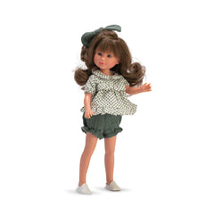 Asi Bambole - Poppen - Celia Groene Collectie - Gearticuleerde Pop - 4 Jaar