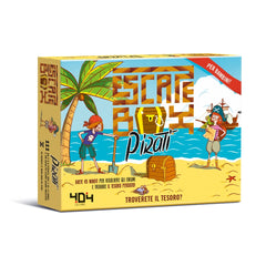 Asmodee - Escape Box – Pirati - Board Games - Age +8 - STR8473 - Italian Edition