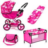 BAYER DESIGN - Cosy Combi Pram Set - Dolls Playsets Toy Figures