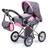 BAYER DESIGN - Dolls Pram City Star Pink Gray - Dolls Playsets Toy Figures