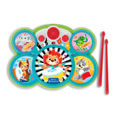 Baby Clementoni - Drumset Animals - Muziekinstrumenten - 9M - CLM17976