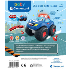 Baby-Clementoni - Elia-Politieauto - Baby-Activiteitsspeelgoed