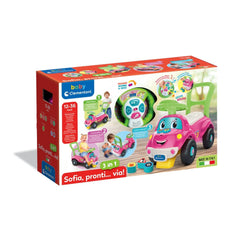 Baby Clementoni - Sofia Pronti Via 3 In 1 Riding Toys - Italian Edition