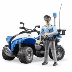 Bruder - Police Quad With Police Officer And Accessories - Action & Toy Figures