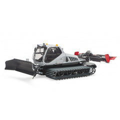 Bruder Prinoth Snow Groomer Leitwolf toy vehicle with detailed design, gray and red accents, and open cab view.