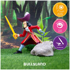 Bullyland - Disney - Kapitein Haak Speelfiguur 10 cm - Peter Pan Avonturen - Actie- en Speelfiguren
