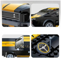 Cada - Sports Cars C55034W Shelby Black and Gold - Construction Set Toys