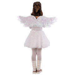 Carnival Toys - Angel Costume Set For Girls With Skirt And Glittered Wings For Imaginative Play - Pretend Professions And Role Playing