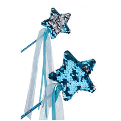 Carnival Toys - Fairy Wand With Reversible Sequins For Magical Play - Pretend Professions And Role Playing