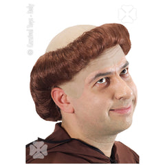 Carnival Toys - Friar Cap Wig For Fun Dress Up And Role Play - Pretend Professions And Role Playing