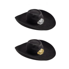 Carnival Toys - Large Suede Sheriff Hat For Kids Perfect For Dress Up And Role Play - Pretend Professions And Role Playing