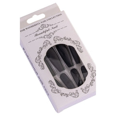 Carnival Toys - Set Lange Zwarte Nagels - Doen alsof Beroepen & Rollenspel