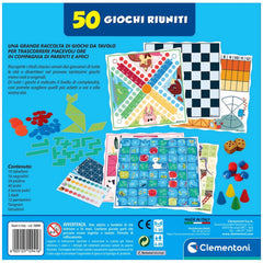Clementoni - 50 Giochi Riuniti Bordspellen - Italiaanse Editie