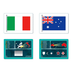 Clementoni - Vlaggen-Spel - Kaartspellen