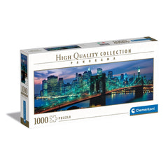 Clementoni High Quality Collection - New York Brooklyn Bridge 1000 Pcs Puzzle Panorama