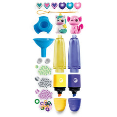 Clementoni - IDEA Maak Je Hooglighters Trandy Dieren - Kunst & Ambachten