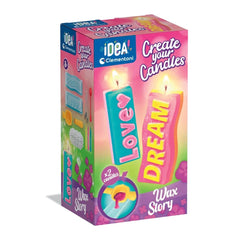 Clementoni - Idea - Make Your Own Candles - Message - Arts & Crafts Age: +8 - 27618353