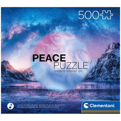 Clementoni Peace - Light Blue 500 Pcs Puzzles