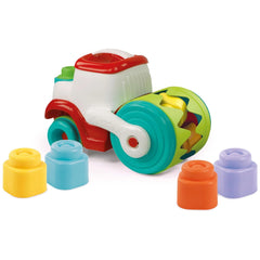 Clementoni - Soft-Clemmy-Touch-and-Play-Sensory-Road-Roller-Baby-Activity-Toys