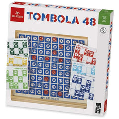 Dal Negro - Houten Tombola 48 Kaarten Bordspel Set