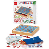 Dal Negro - Houten Tombola 48 Kaarten Bordspel Set