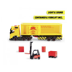 Dickie - Speelgoedvoertuigen - Volvo FH16 DHL Truck met Heftruck - 3 Jaar