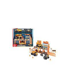 Dickie Toys - Construction Vehicle Set - 3-Pack 12cm Toy Work Trucks for Toddlers - Age +3 - Toy Playsets