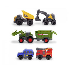 Dickie - Volvo Micro Voertuig Set - Speelvoertuigen