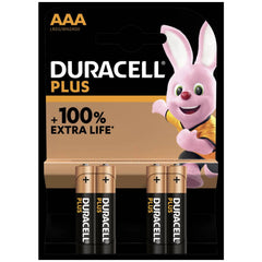 Duracell Plus-Aaa K4 Aaa Batterij Alkaline-Mangaan 1,5 V 4 Stuks
