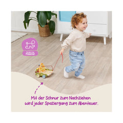 EICHHORN - Bee Happy Pullalong Wagon - Push & Pull Toys