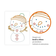 Edizioni del Borgo - Natale - Color Block - Book Age: +3 - +6 - EDB59118A - Italian Edition