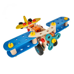 Eichhorn - 2 - in - 1 Biplane en Spaceship Constructieset - 4 Jaar - 58701338
