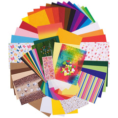 Folia - Basteltrends Ganzjahr Set Creative Box All Year Round 322 Pieces Multi Coloured Sheets - Arts & Crafts