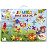 Folia - Jumbo Bastelbox Papier Knutseldoos 107 Stukken Multikleurig - Kunst & Ambachten