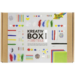 Folia - Kreativ Box Mixed Multi Activity 1300 Stukken Het Hele Jaar Door Multi Kleuren - Kunst & Ambachten
