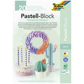 Folia - Pastelblok A4 Formaat 10X130 Gr En 10X300 Gr Stukken Multi Kleurrijke Vellen - Kunst & Ambachten