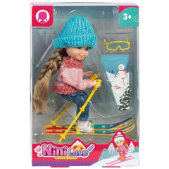 Ginmar - Nini Love Winter Avonturen Poppen 10 Cm Gearticuleerde Pop - Willekeurige Selectie
