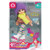Ginmar - Nini Love Winter Avonturen Poppen 10 Cm Gearticuleerde Pop - Willekeurige Selectie