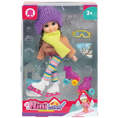 Ginmar - Nini Love Winter Avonturen Poppen 10 Cm Gearticuleerde Pop - Willekeurige Selectie