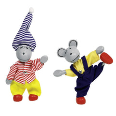 Gollness - Flexibele Puppen Muiskleeddoos Lia en Luca - Poppen, Speelsets & Speelgoedfiguren
