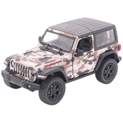 Gollness - Jeep Wrangler Camouflage 2018 Die-Cast Model 1-34 - 12.5 Cm - Play Vehicles