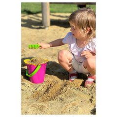 Gowi - Beach & Sand Toys - Flower Shaped Bucket - 1.2L - 3+ Yrs - Outdoor Play