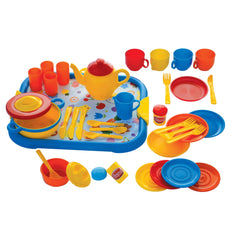 Gowi - Diner Set Rome 40 Stukken - Doen alsof Beroepen & Rollenspel